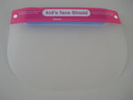 Gesichtsschutz fuer Kinder, pink